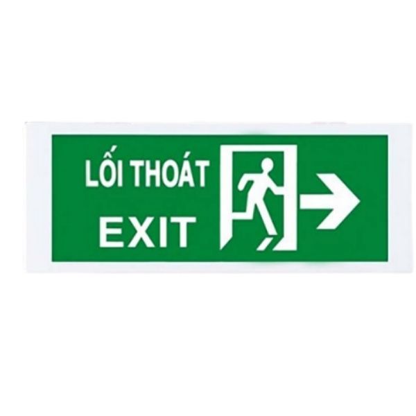 Đèn thoát nạn 1 mặt chỉ phải Kentom